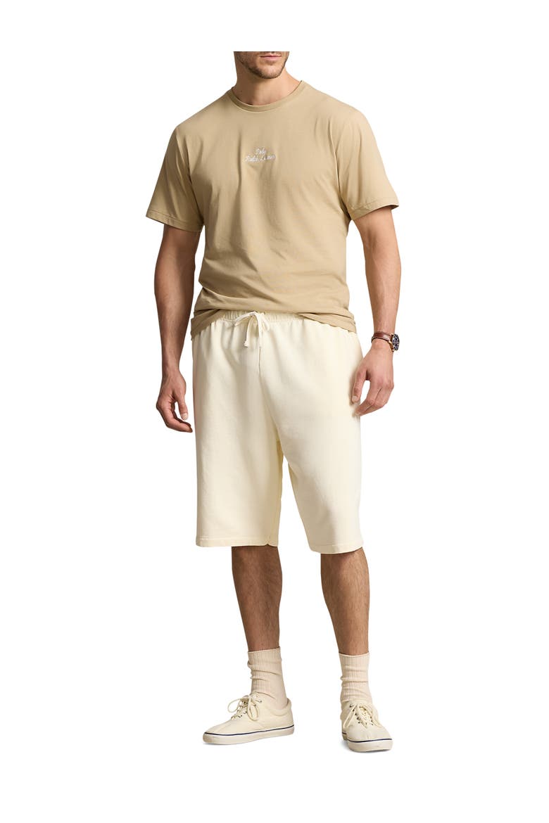 Big & Tall Loopback Fleece Shorts, Alternate, color, CLUBHOUSE CREAM