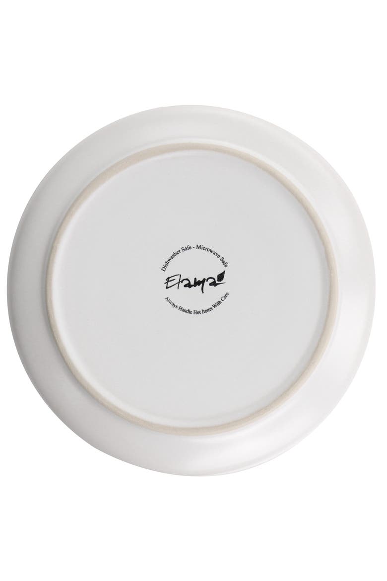 Arthur 6 Piece Stoneware Salad Plate Set, Alternate, color, White