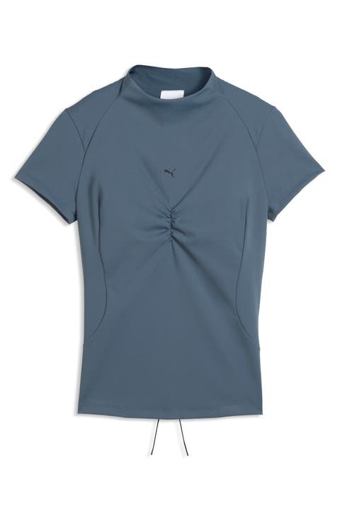 Mock Neck Performance Tee