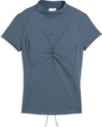 PUMA Mock Neck Performance Tee