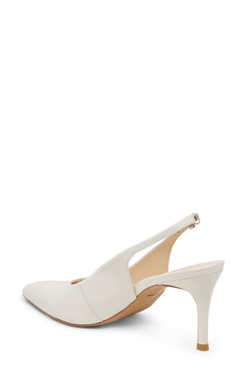 Dolce Vita Elasi Pointed Toe Slingback Pump In White