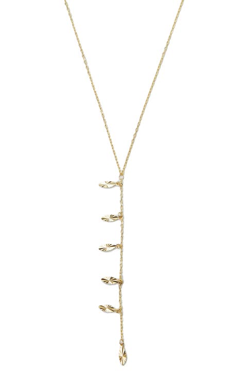 Diamond Cut Shaky Y-Necklace
