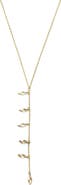 ARGENTO VIVO Diamond Cut Shaky Y-Necklace
