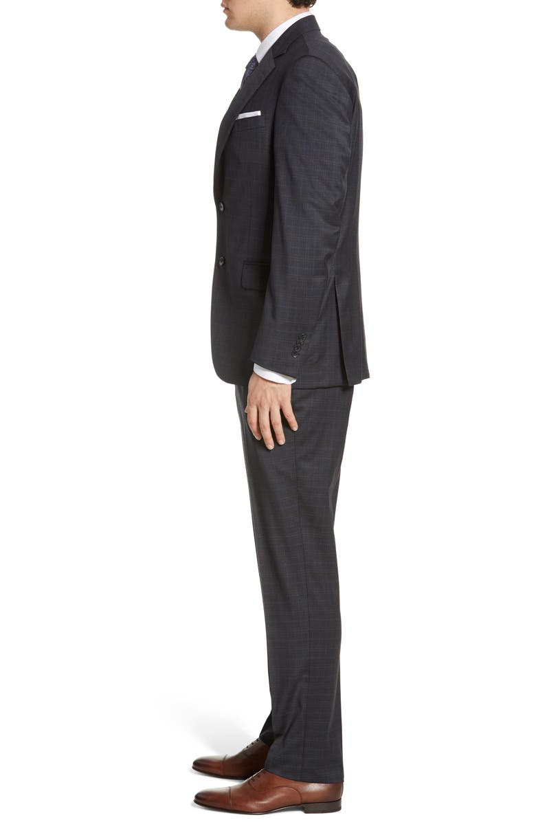 Peter Millar Flynn Classic Fit Plaid Wool Suit, Alternate, color, 