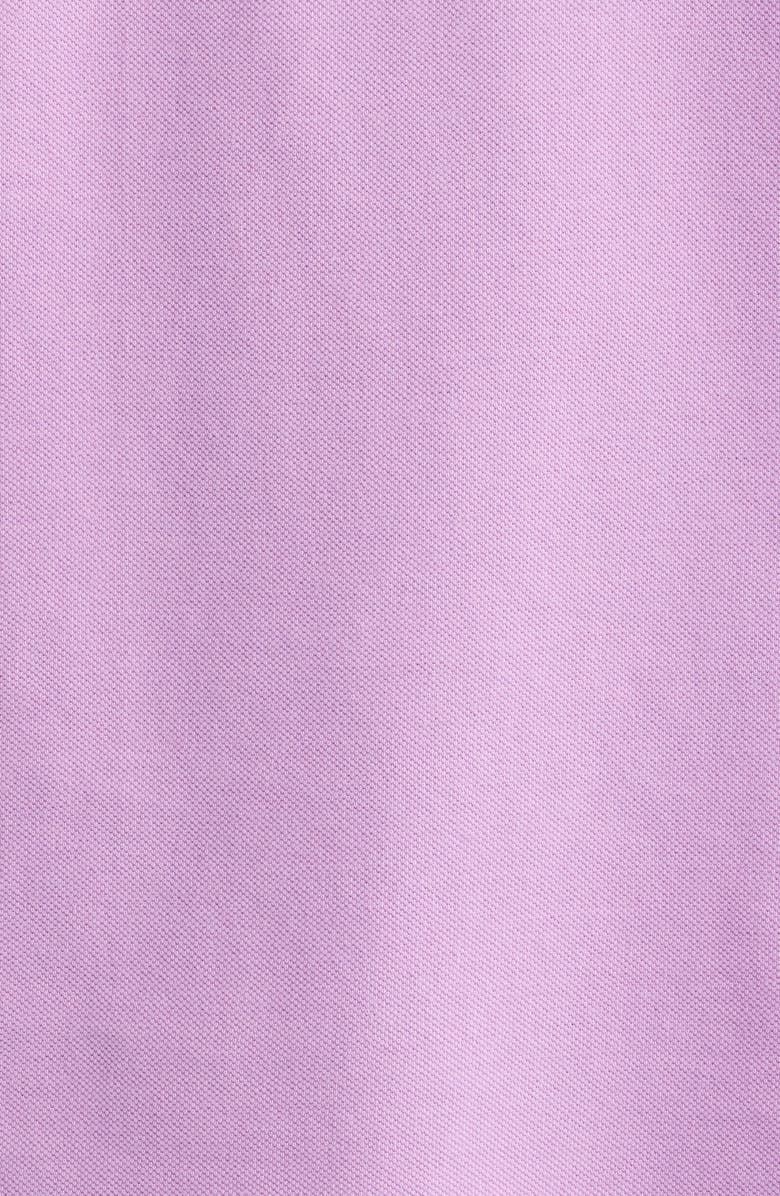 Etro Roma Solid Cotton Piqué Polo, Alternate, color, Viola