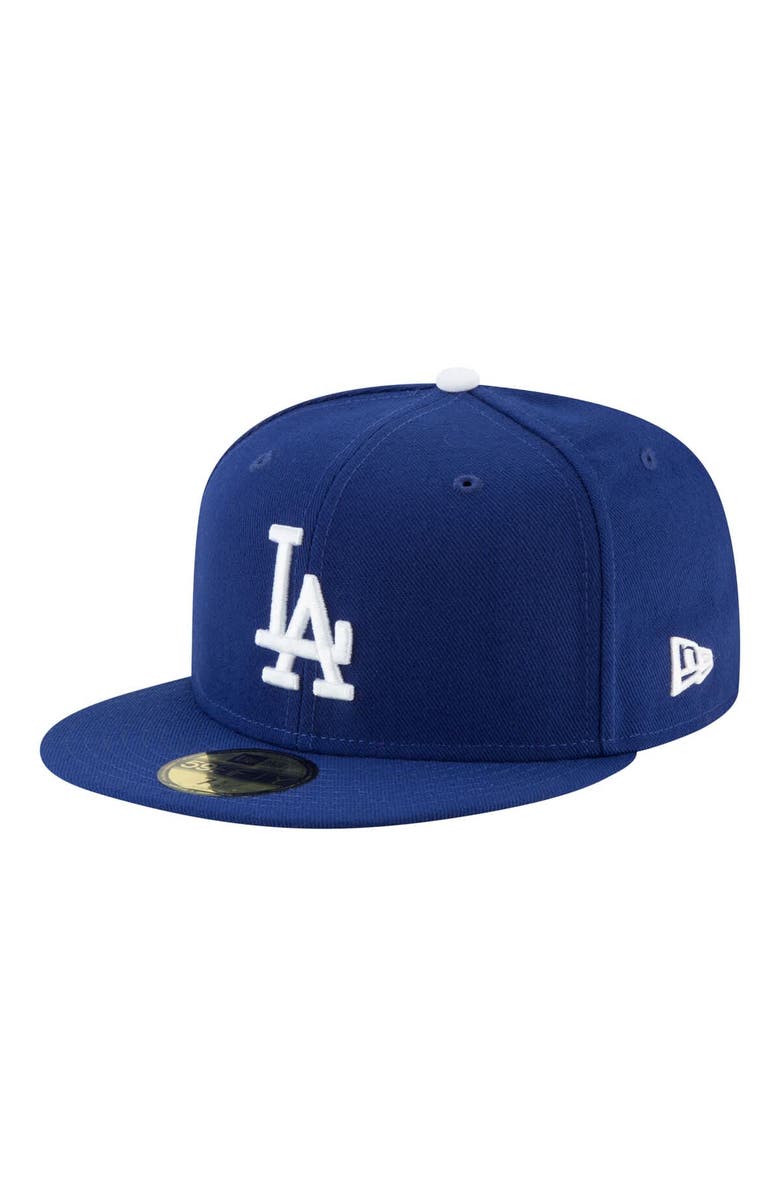 New Era Men's New Era Royal Los Angeles Dodgers Blue Heaven On Earth Script Patch 59FIFTY Fitted Hat, Alternate, color, Royal