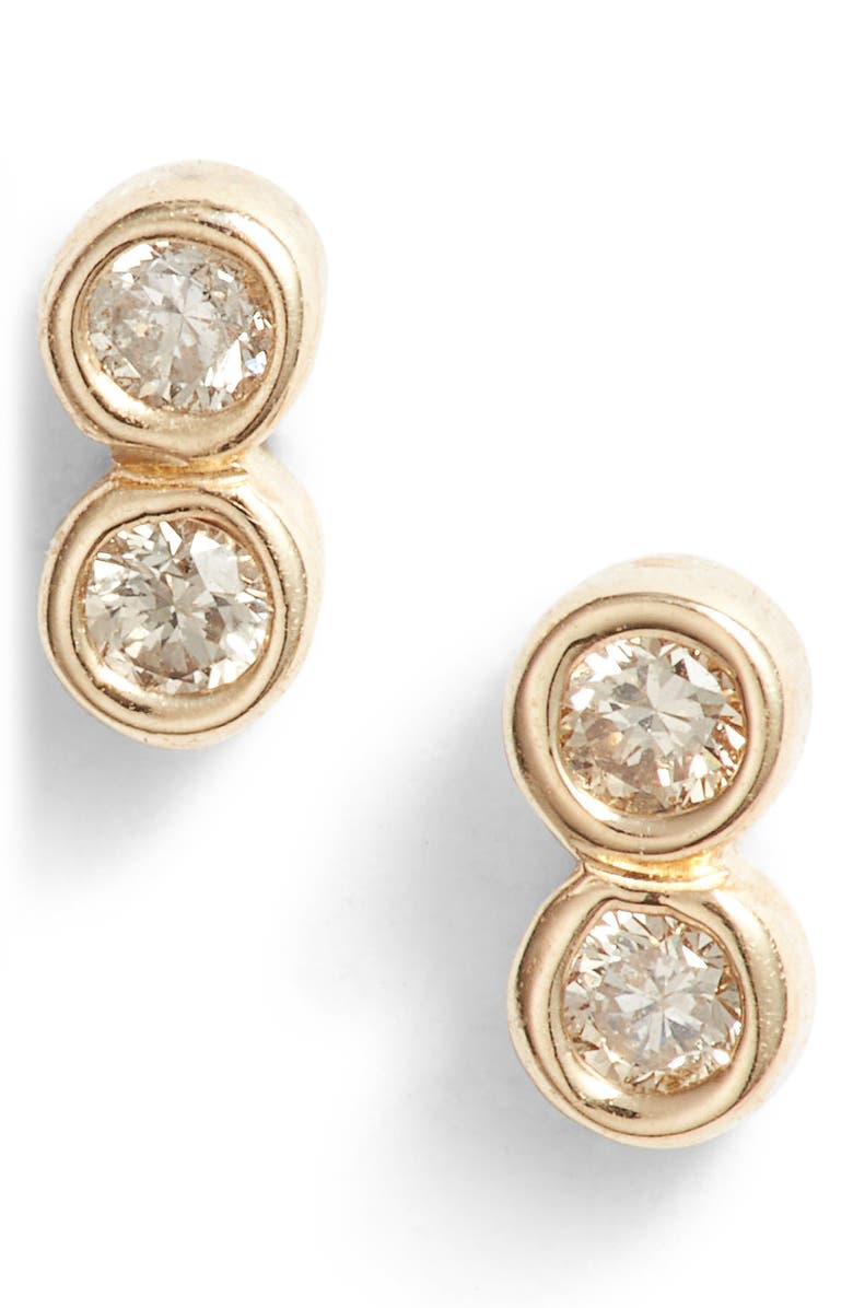 Set & Stones Oslo Diamond Stud Earrings, Main, color, 