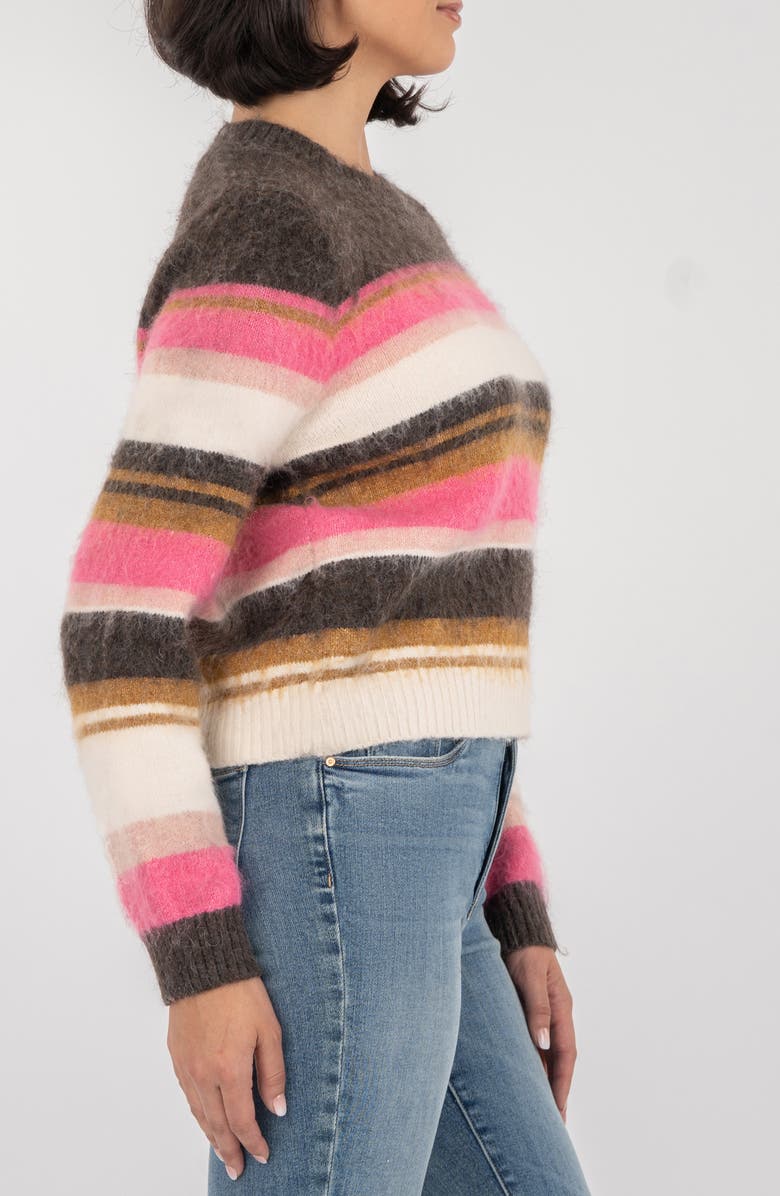 KUT from the Kloth Elvira Stripe Sweater, Alternate, color, 
