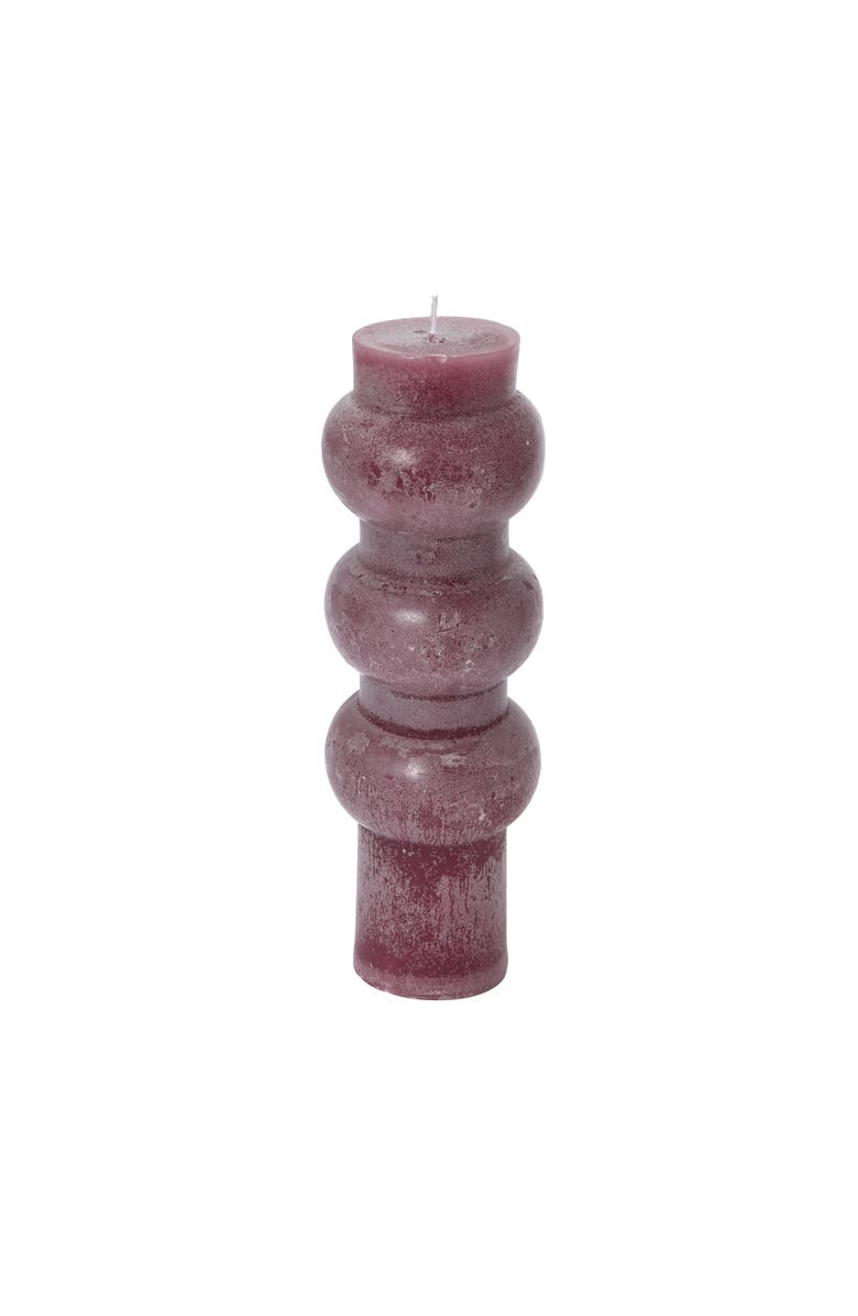 Storied Home Unscented  Pillar Candle, Main, color, Purple