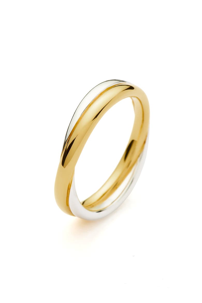 x Lucy Williams Entwine Ring, Main, color, MIXED SILVER/GOLD