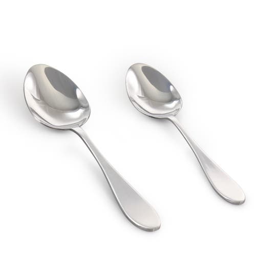 Oster Silvermist 20 Piece Stainless Steel Flatware Set With Steak Knives In Silver