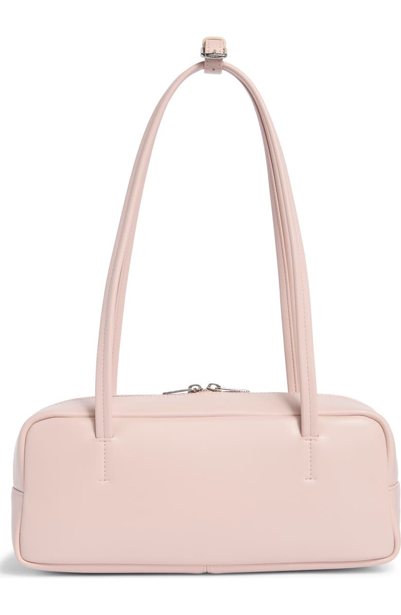 Stand Oil More Faux Leather Baguette Bag, Alternate, color, Baby Pink