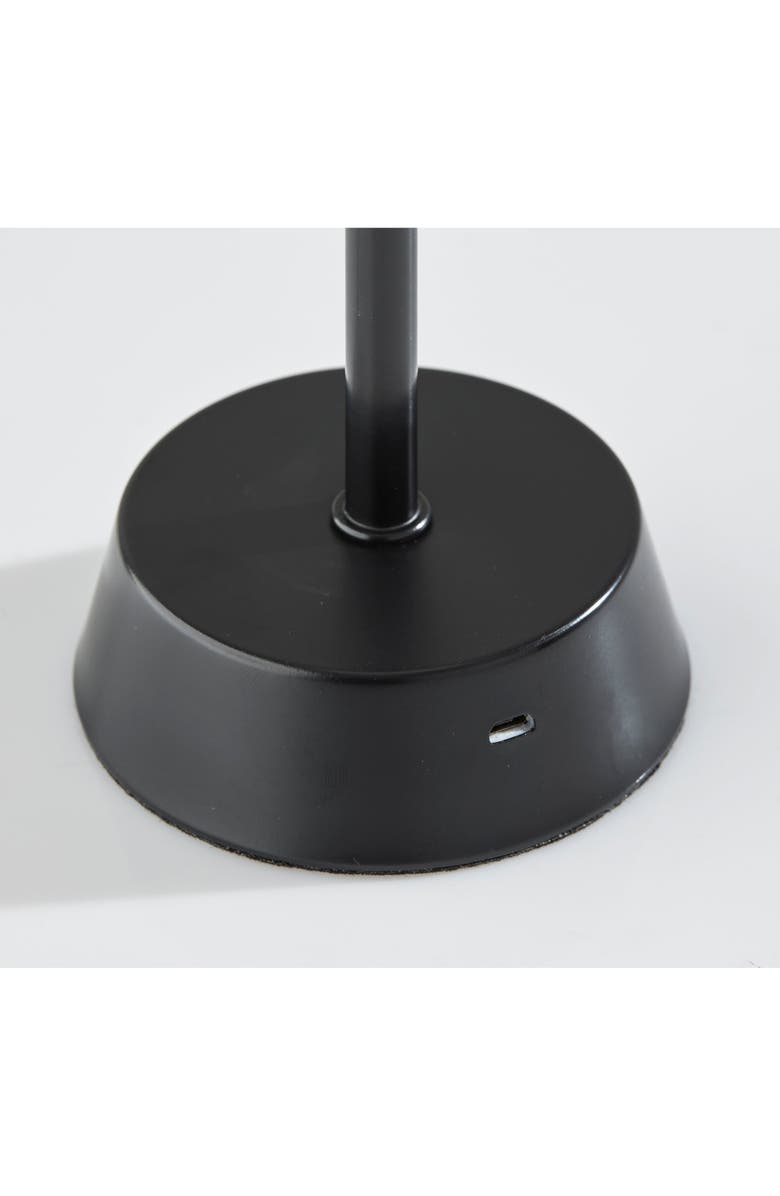 ADESSO LIGHTING Bobby Cordless LED Table Lamp, Alternate, color, Black