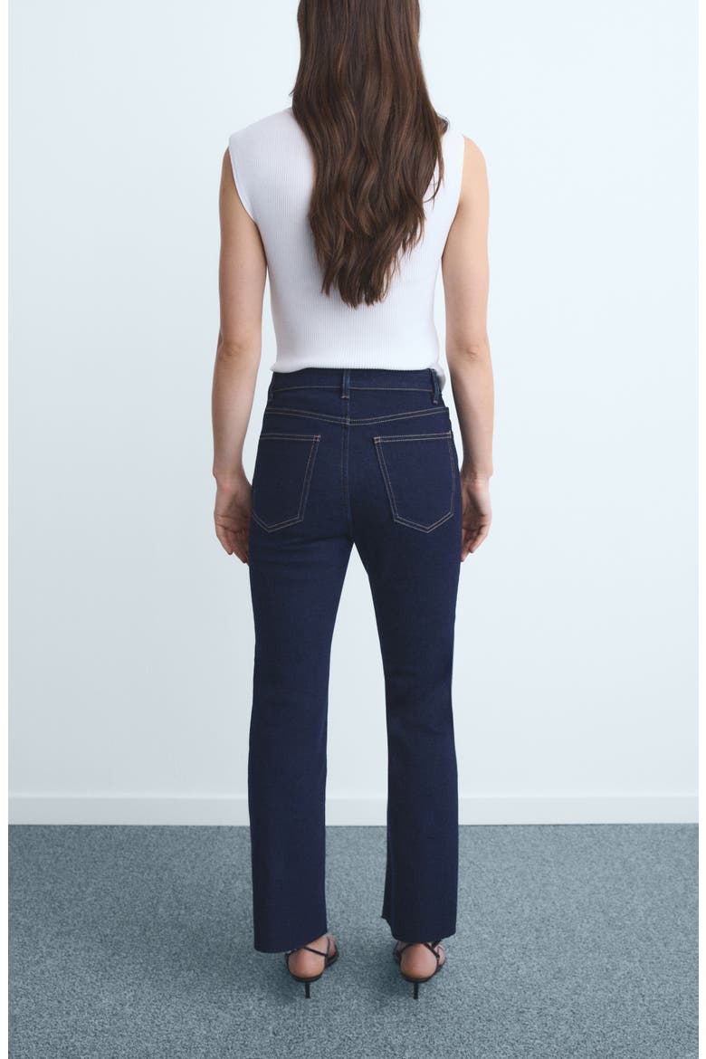 Sienna Raw Hem Crop Flare Jeans, Alternate, color, OPEN BLUE