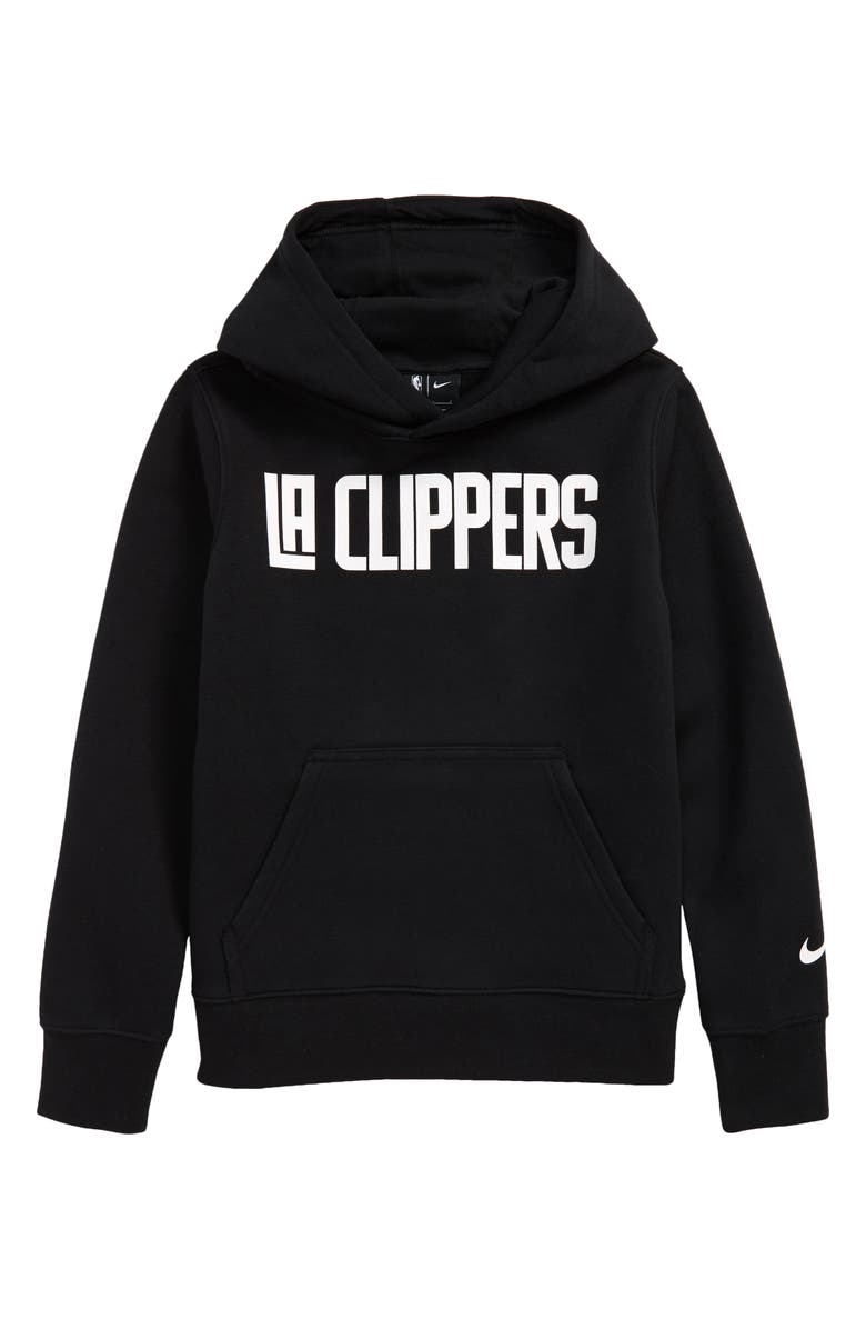 Nike Kids' NBA Los Angeles Clippers City Hoodie, Main, color,