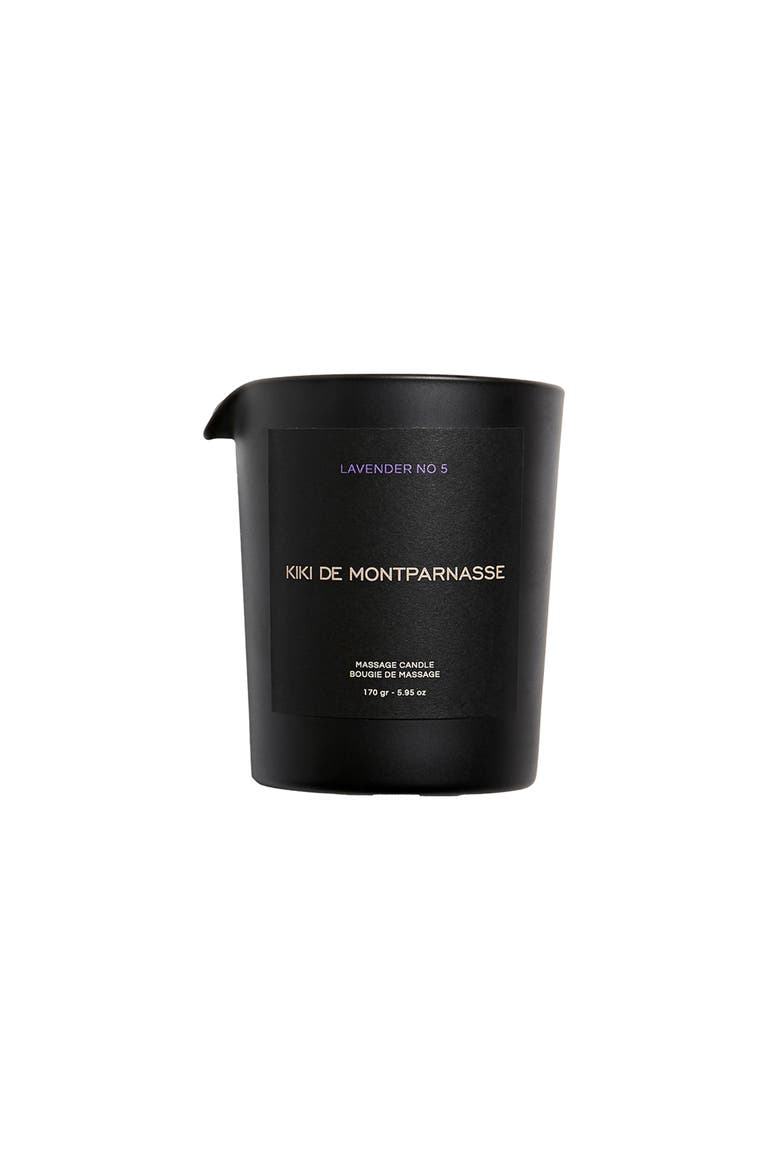 MASSAGE OIL CANDLE SMALL, Main, color, Black