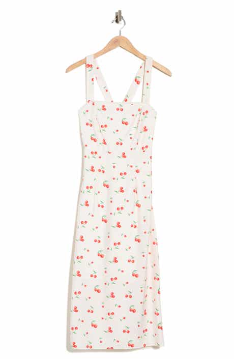 WEST K Scallop Trim Midi Dress