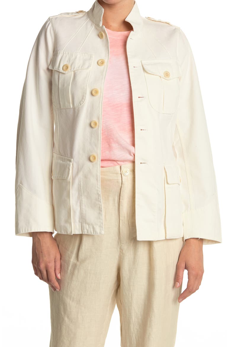 Officer Cotton Jacket, Main, color, NATURAL