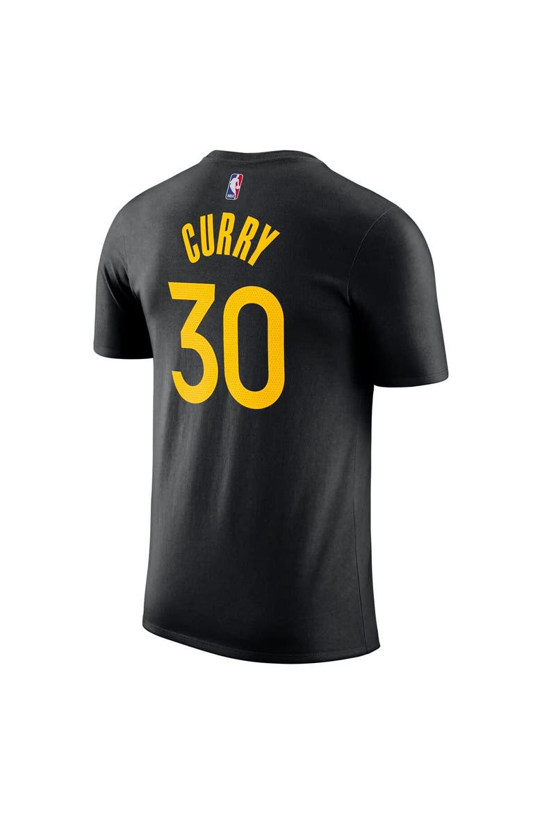 Men's Jordan Brand Stephen Curry Black Golden State Warriors Statement Edition Name & Number T-Shirt, Alternate, color, Black