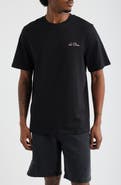 Les Deux Wild Flower Embroidered Organic Cotton T-Shirt