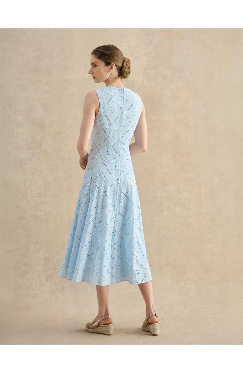 HOBBS LONDON Lexia Embroidered Dress, Alternate, color, Paleblue