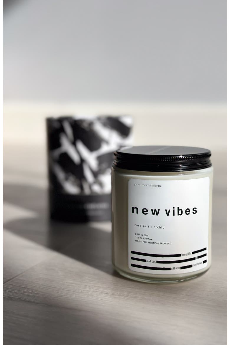 New Vibes / Sea Salt + Orchid Candle, Main, color, No Color