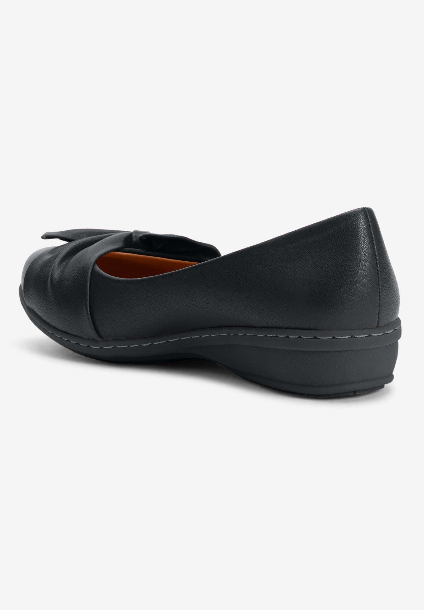 Comfortview The Pamela Slip On Flat, Alternate, color, Black