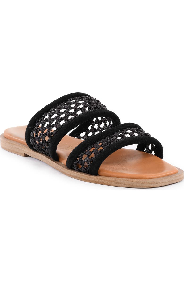Seychelles Water Lilly Slide Sandal, Main, color, Black