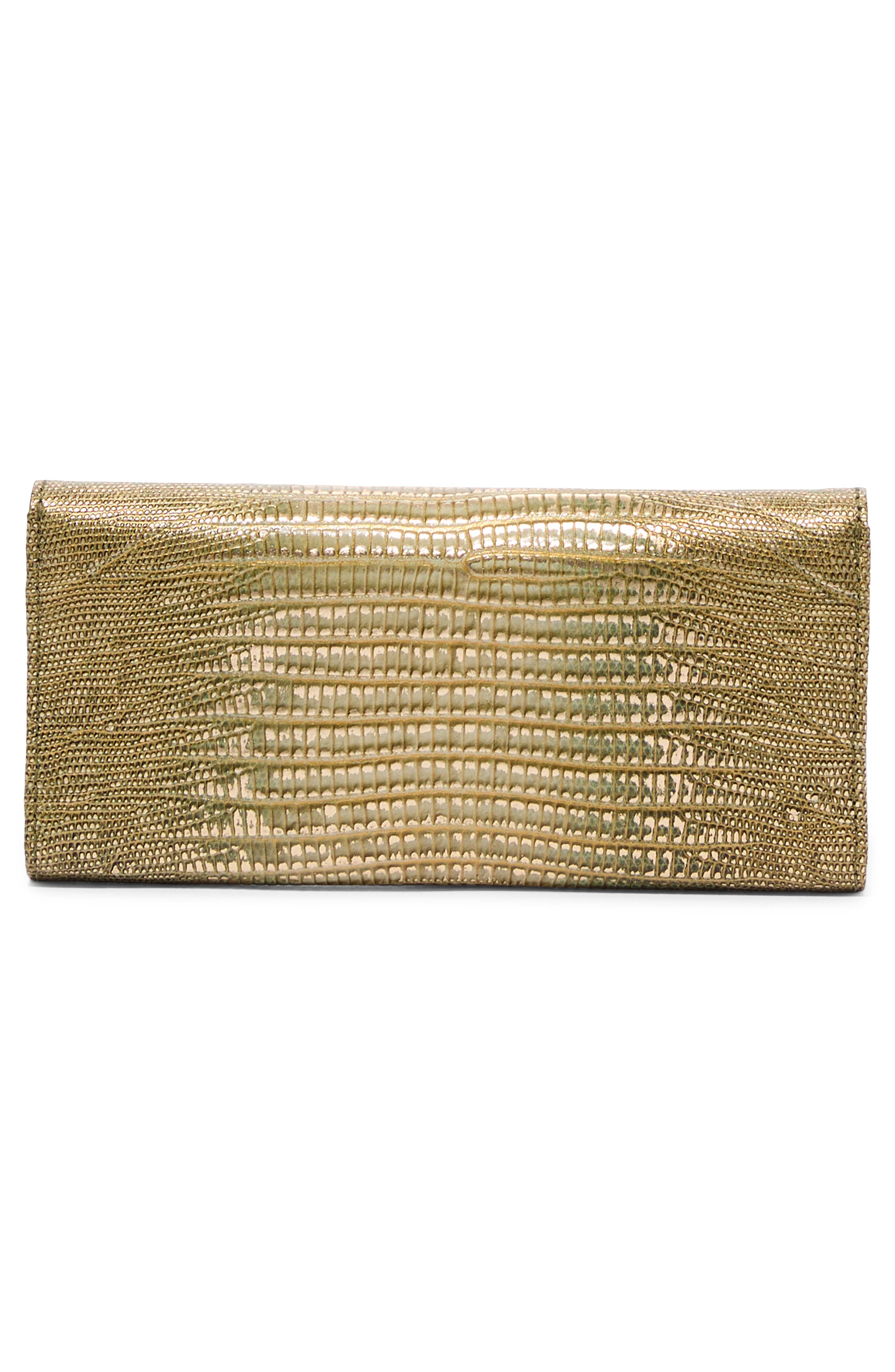 Brahmin Veronica Croc Embossed Leather Wallet (Women) | Nordstrom