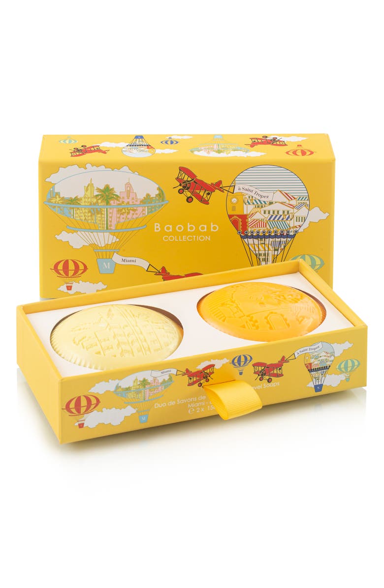 Baobab Collection Miami & Saint-Tropez Soap Gift Box, Alternate, color, 