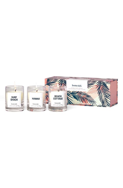 Beach Vacay Mini Candle Trio