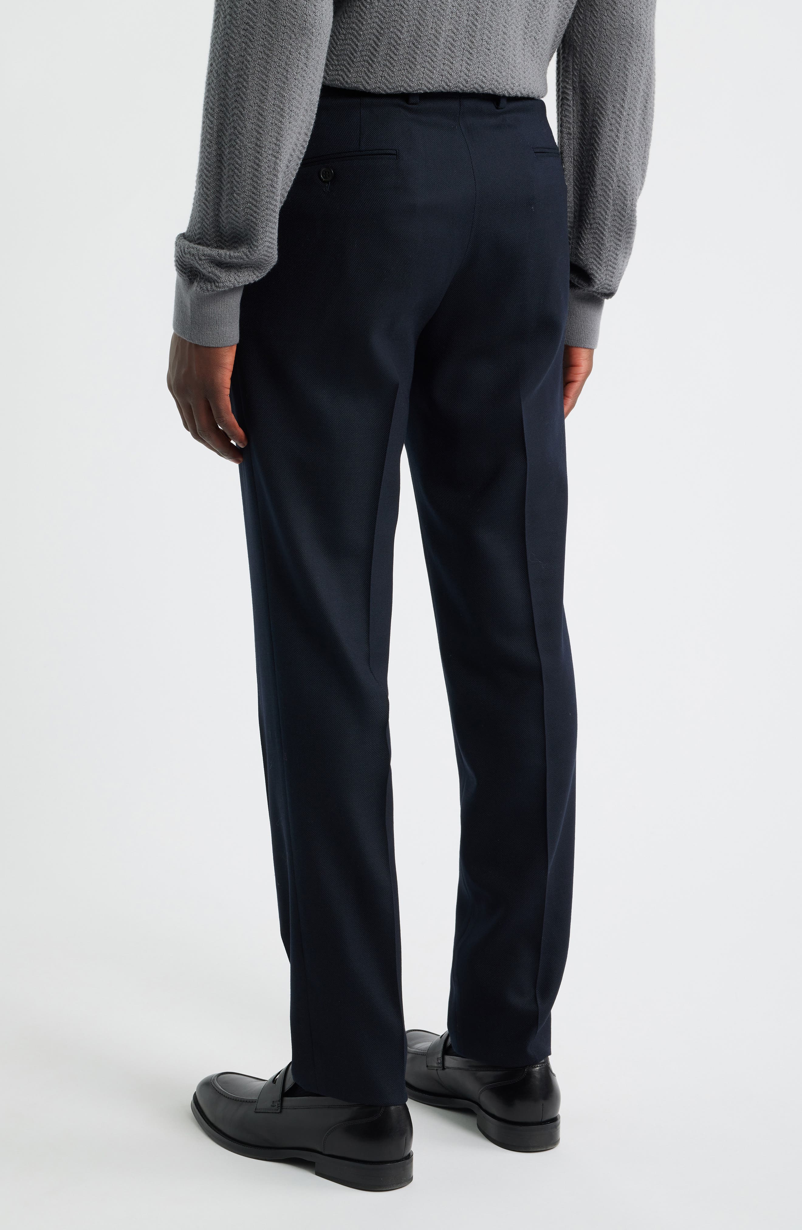Luxury Performance Stretch Wool Suit Separate Pants - image 2
