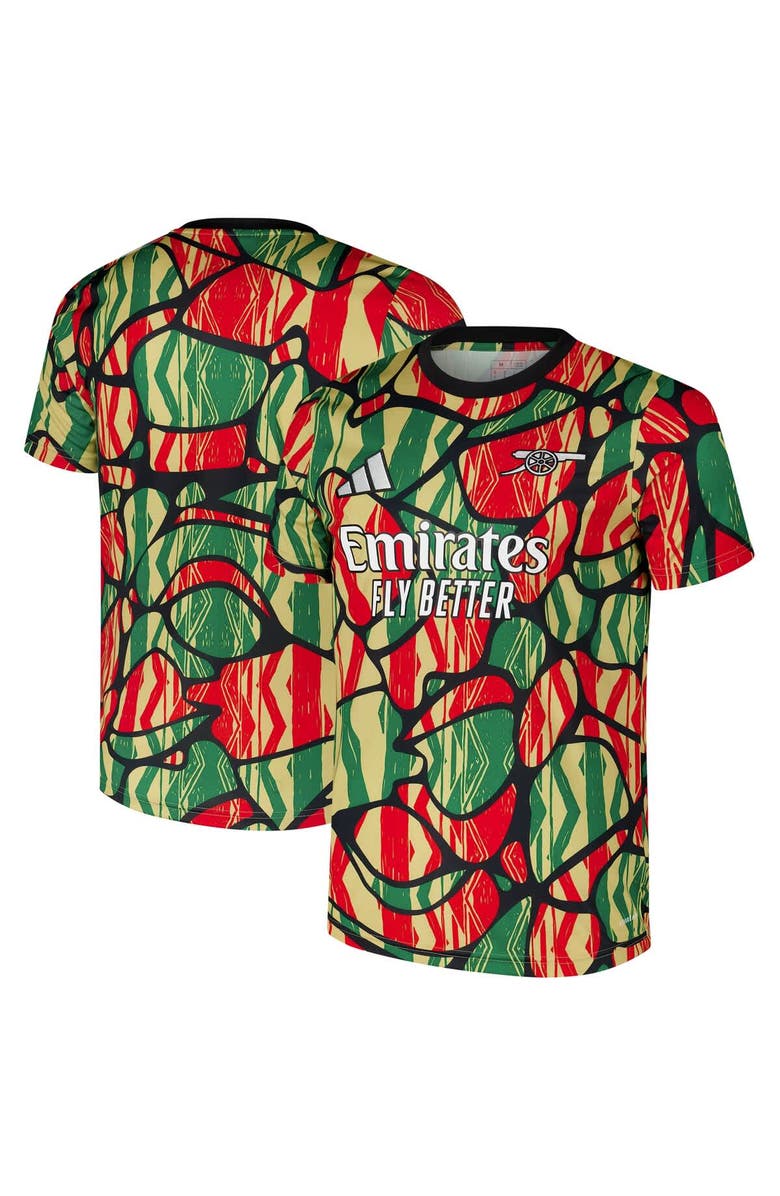 adidas Men's adidas Red Arsenal 2024/25 Pre-Match Top, Main, color, Red