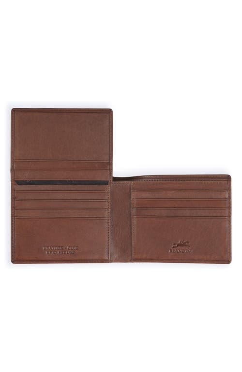 Mancini Rfid Bifold Wallet In Brown