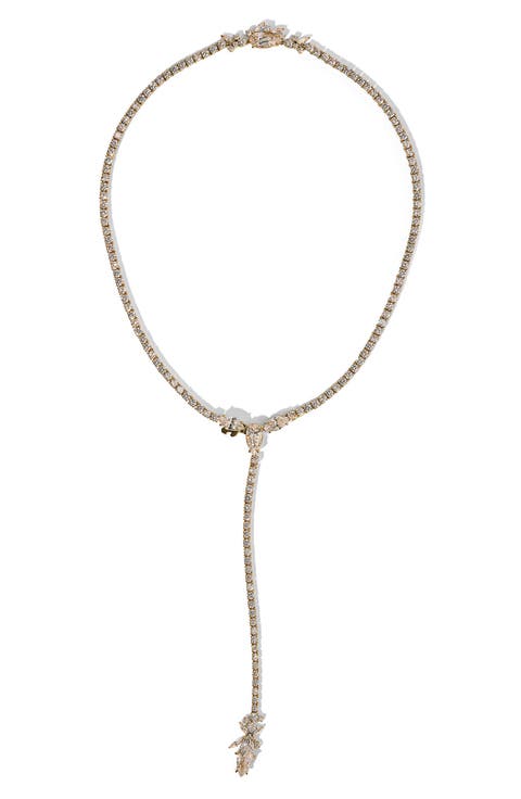 Cannes Reversible Cubic Zirconia Y-Necklace