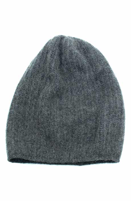 Portolano Rib Knit Cashmere Beanie