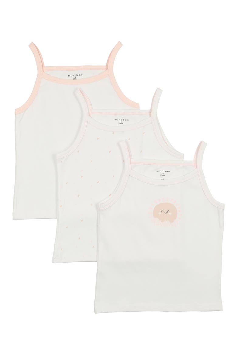 Kids' Assorted 3-Pack Cotton Undershirts, Main, color, WHITE
