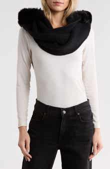 Lux Faux Fur Hooded Scarf