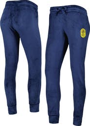 CONCEPTS SPORT Women's Concepts Sport Navy Nashville SC Intermission Velour Cuffed Pants