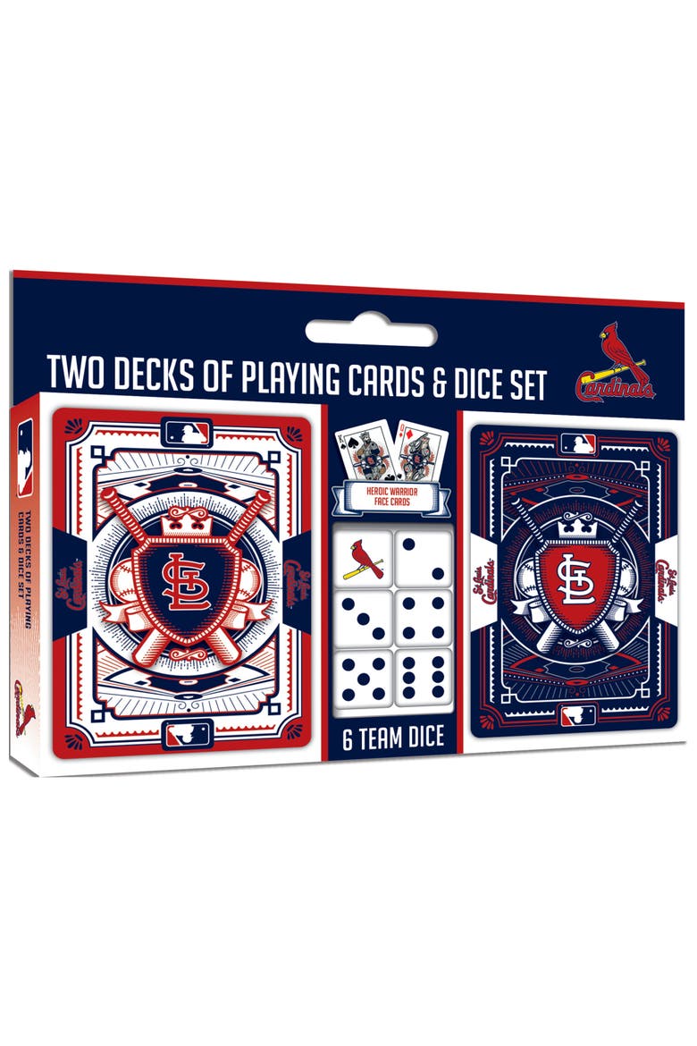 St. Louis Cardinals Playing Cards & Dice, Main, color, Multicolor