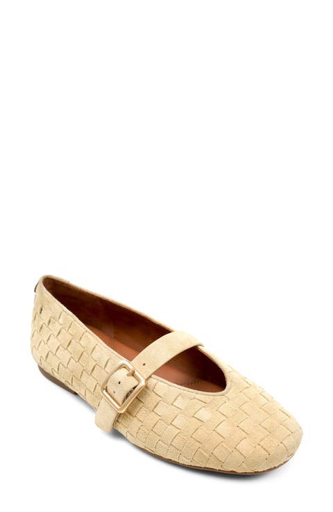 Winifred Woven Mary Jane Flat (Women)