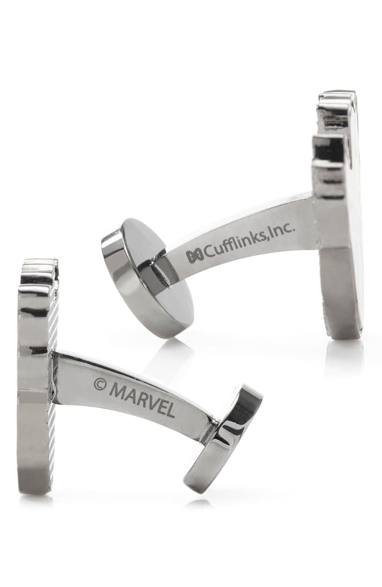 Cufflinks, Inc. I Am Groot Tiger's Eye Cuff Links, Alternate, color, Brown