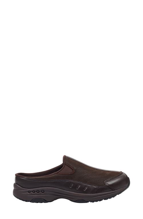 Easy Spirit Traveltime Clog Sneaker In Brown
