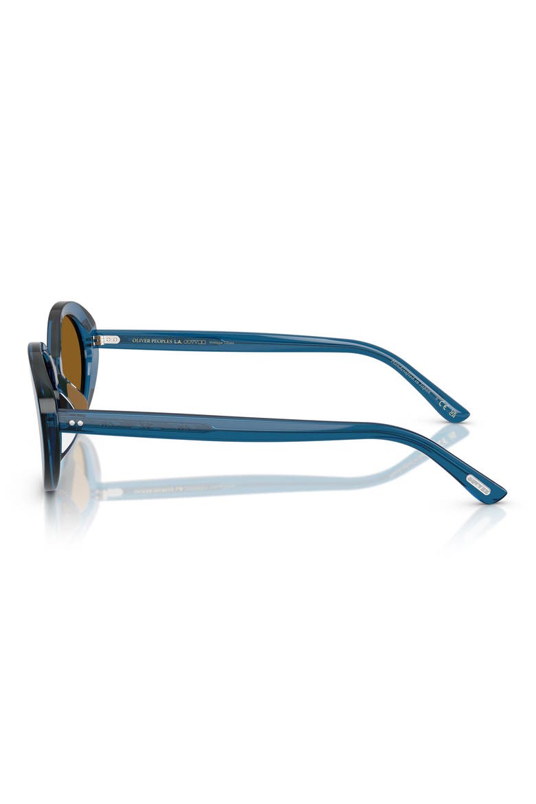 Lumar 51mm Oval Sunglasses, Alternate, color, TETSUKON BLUE / TRUE BROWN