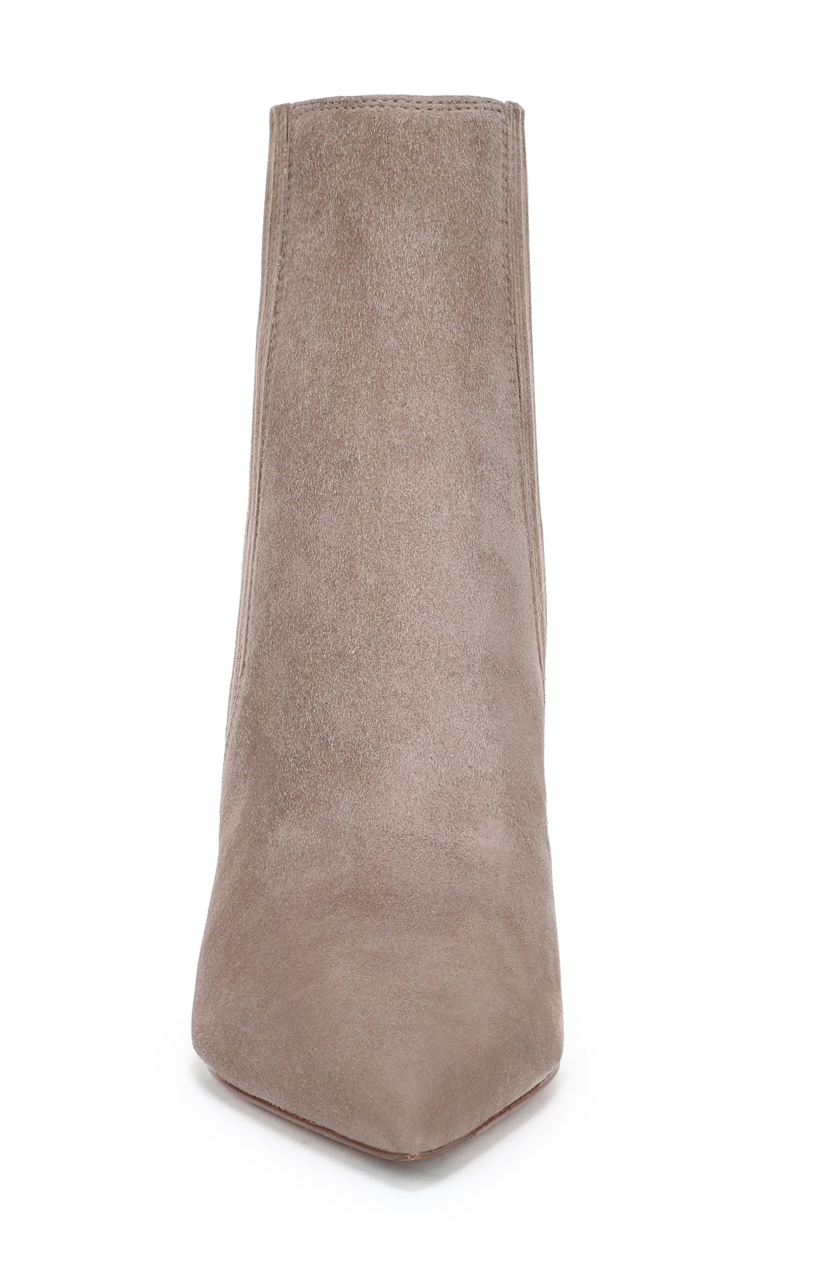 Lisa 70mm Pointed Toe Bootie, Alternate, color, BARK