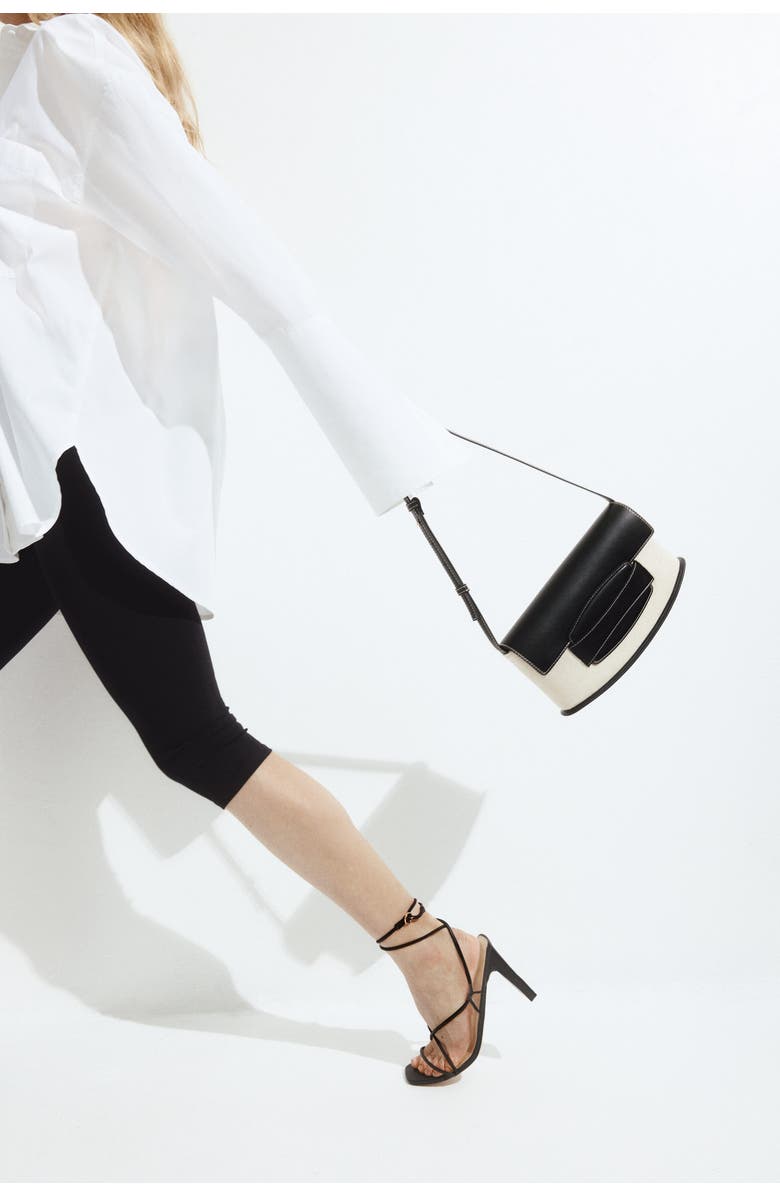 H&M Shoulder Bag, Alternate, color, Cream/Black