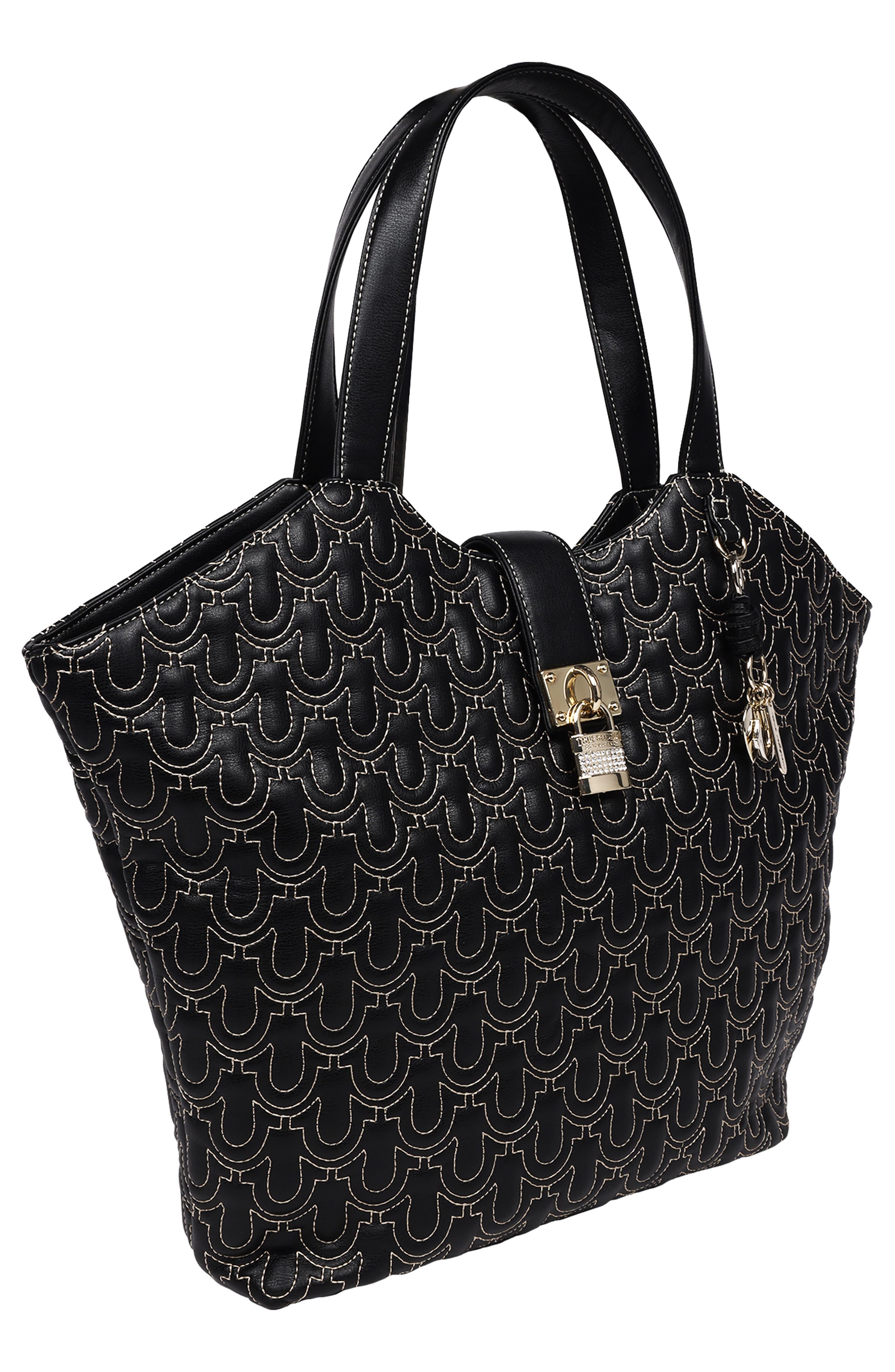 Horseshoe Quilted Charm Tote Bag