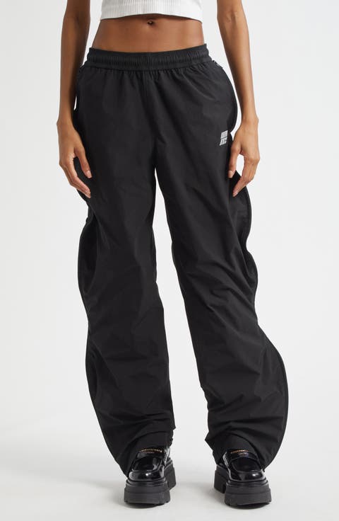 ボトムスその他 ALEXANDER WANG Women Straight Pants 4CC2254420 020A ALEXANDER WANG Belted pleated wool tapered pants | NET-A-PORTER
