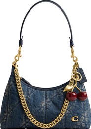 COACH Juliet 25 Quilted Denim Shoulder Bag