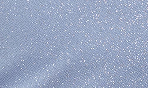 Sl Fashions Sparkle Crystal Embellished Faux Wrap Gown In Periwinkle